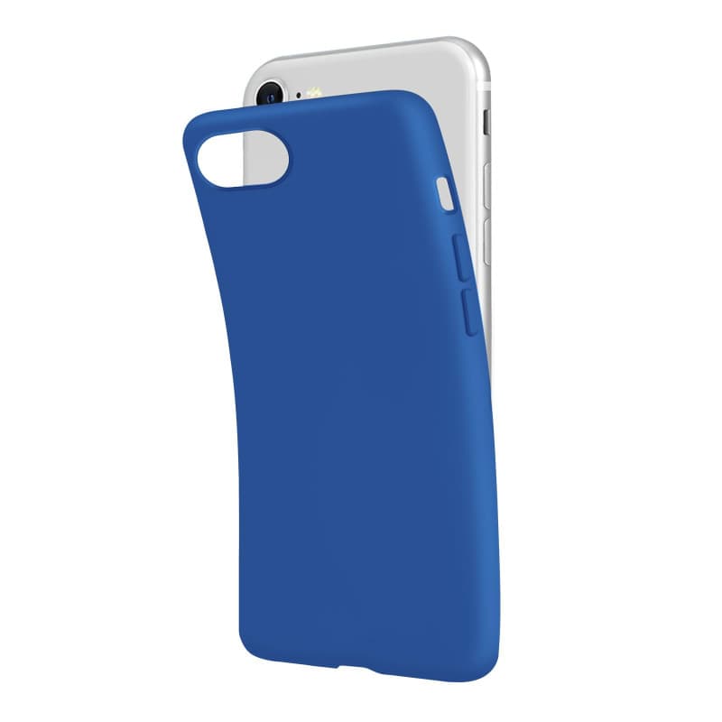 Coque Souple SBS Bleu Deep Sea pour iPhone SE 2022/SE 2020/8/7