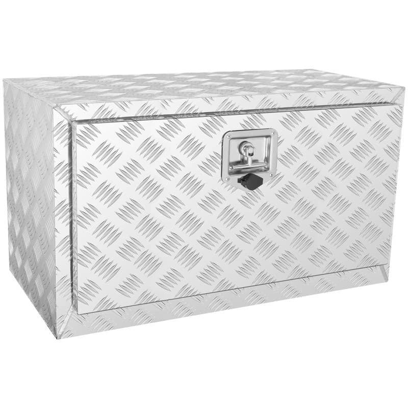 Boîte à Outils VEVOR en Aluminium pour Camion - 76x40,5x35,5 cm avec Serrure