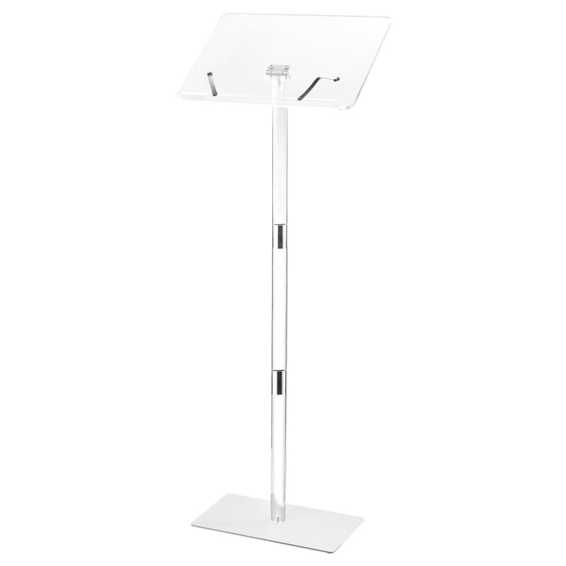 Pupitre de Conférence VEVOR en Acrylique avec Surface de Lecture Réglable