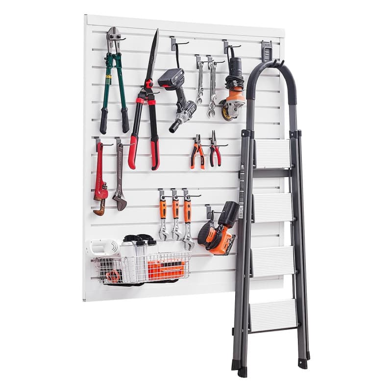 Panneau Mural à Lattes VEVOR pour Garage et Atelier - Rangement Outils Modulaire en PVC