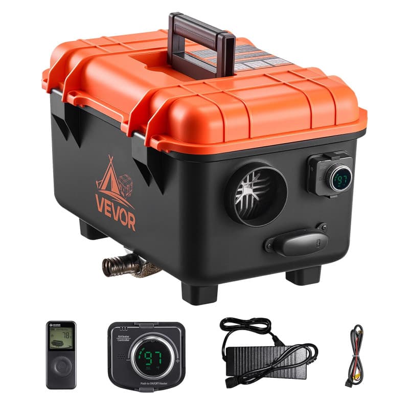 Chauffage Diesel Portable 8 kW VEVOR avec Télécommande et Écran LCD