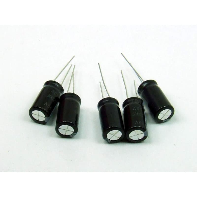 Pack de 5 Condensateurs Électrolytiques 330uF 50V - POPESQ