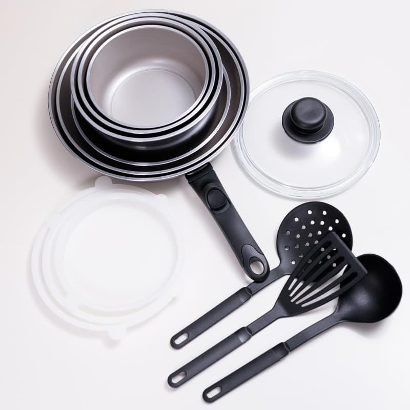 Batterie de Cuisine KAMBERG 14 pièces - Induction et Éco-Responsable - Made in France