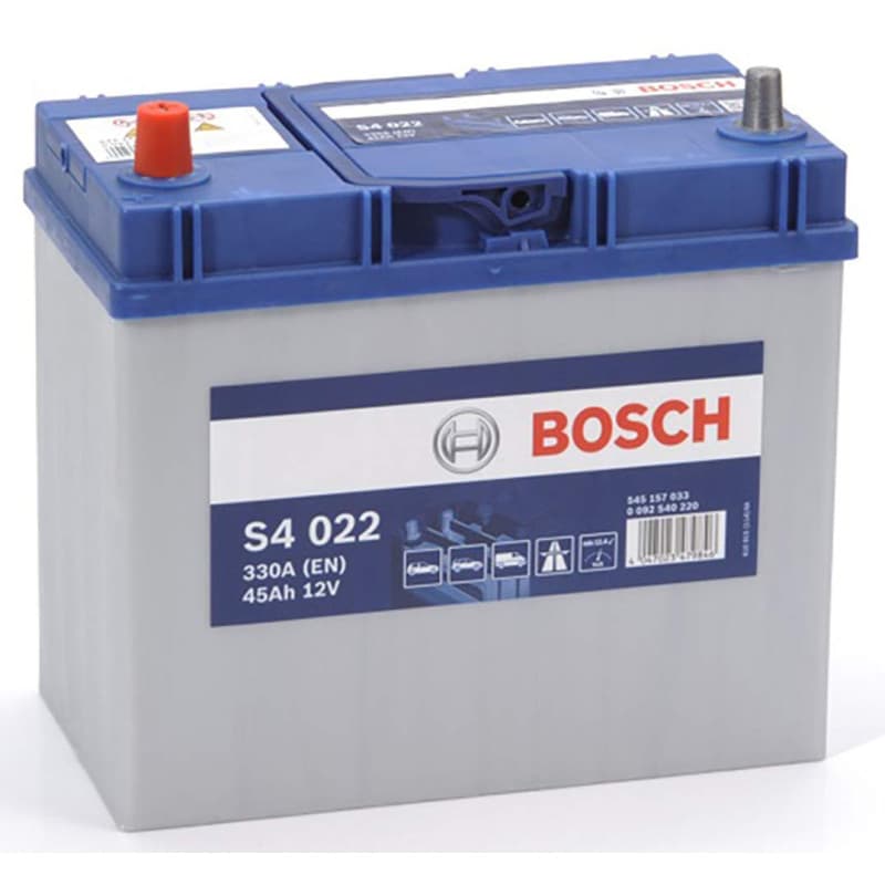 Batterie Auto Bosch S4022 45Ah - Puissance et Longévité Optimales