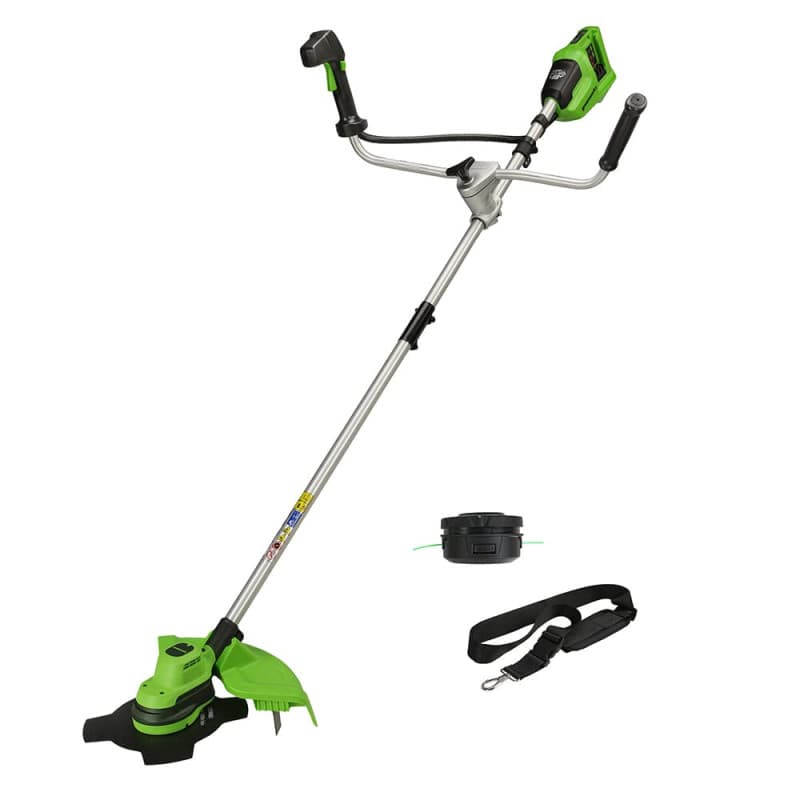 Coupe-bordures Greenworks 2-en-1 sans Fil - Débroussailleuse Réglable 38 cm