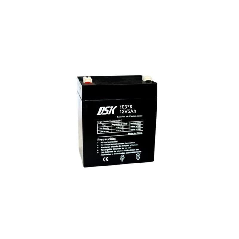 Batterie AGM DSK 12V 5Ah pour Alarme et Mobilité Électrique