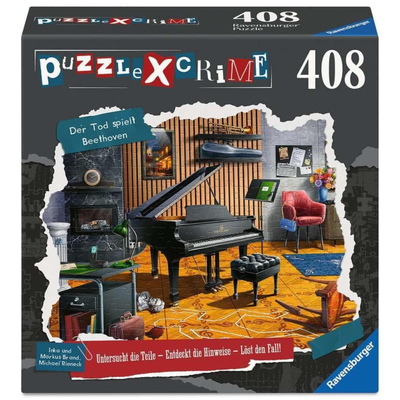 Ravensburger Puzzle X Crime - La Mort Joue Beethoven, 408 pièces