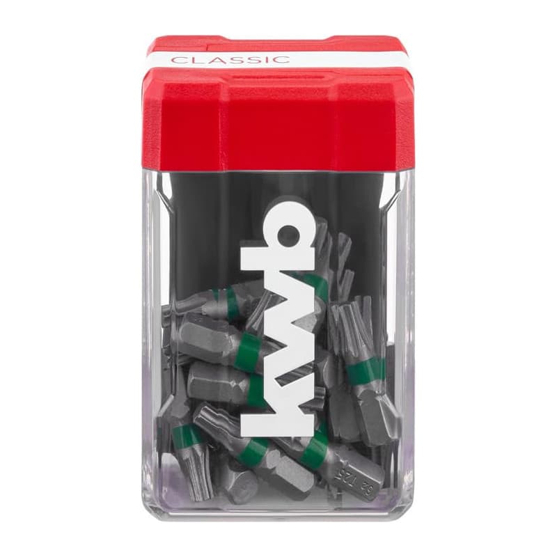 Kwb Mini-Case Set d'Embouts T25 - 25 Pièces avec Boîte de Rangement