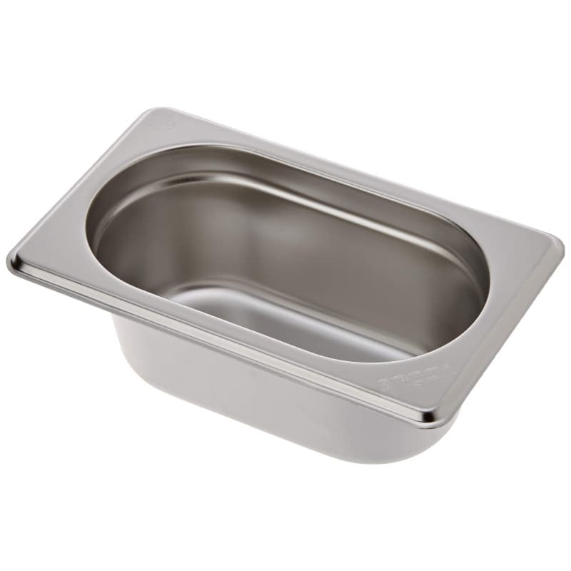 Bac Gastronorme Inox Vogue GN 1/9 - 65mm pour Conservation Alimentaire