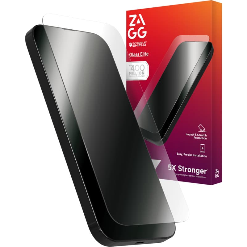 ZAGG InvisibleShield Glass Elite - Protection d'écran pour iPhone 15 Pro Max