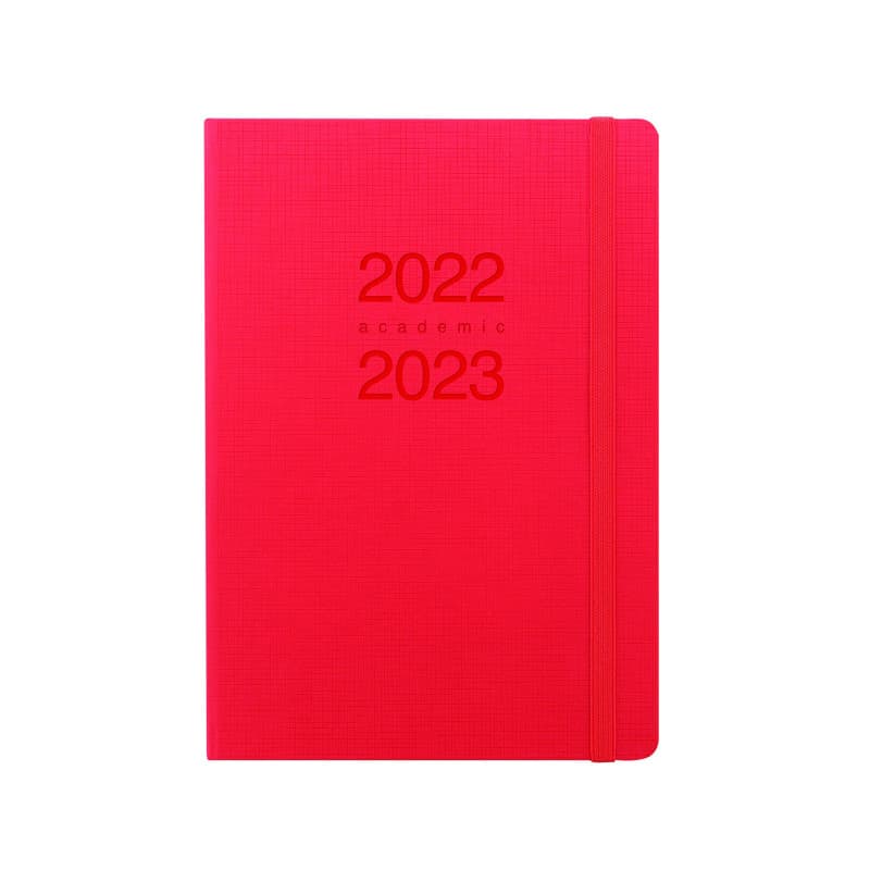Agenda Scolaire Letts of London Memo 2022-2023 Rouge A5 avec Rendez-vous