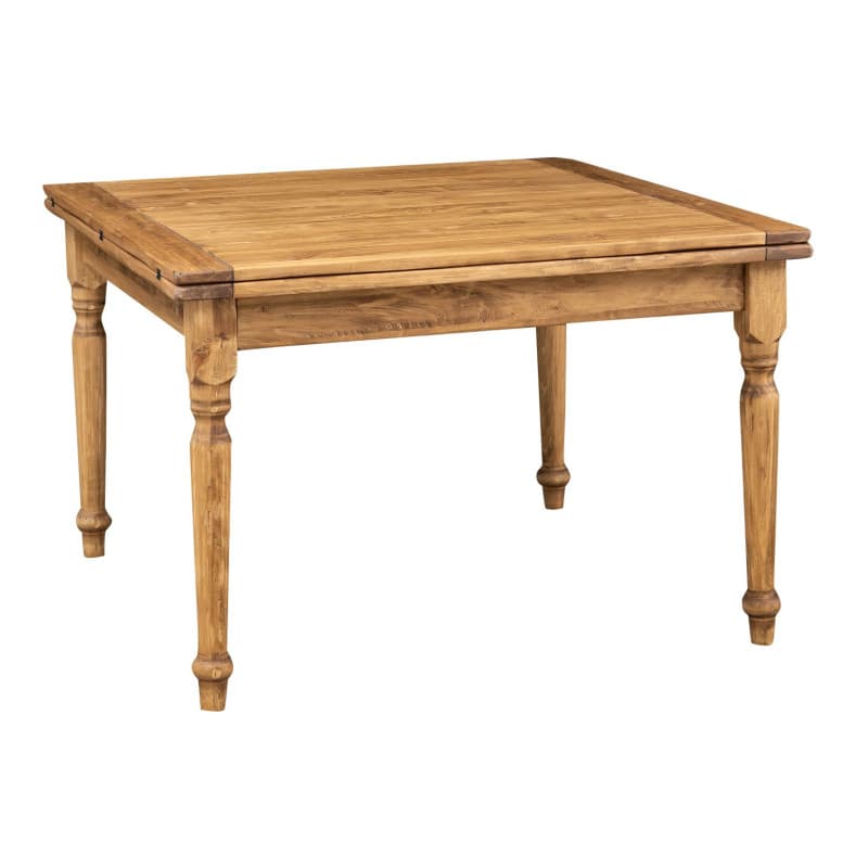 Table à Manger Extensible en Bois Massif de Tilleul - Style Country
