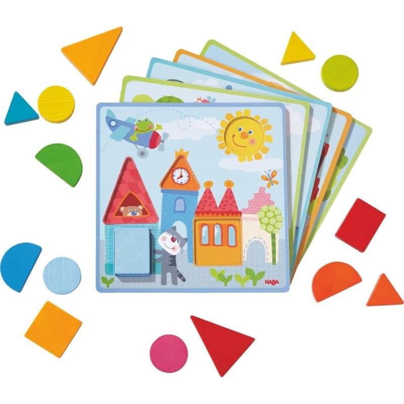 HABA Jeu de Classement Animaux en Balade - Apprentissage des Formes et Couleurs