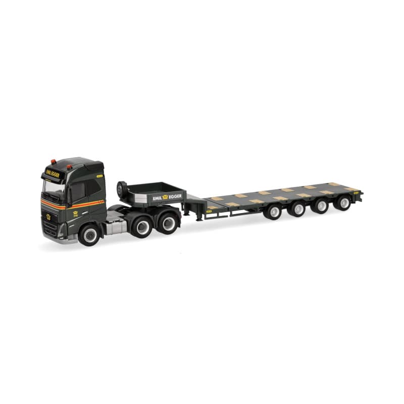 Camion Plateau Surbaissé Volvo FH GL 2020 - Édition Limitée Herpa