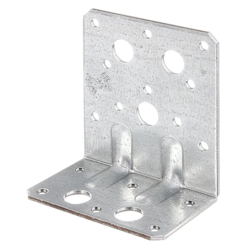Équerre Renforcée Galvanisée Alberts 50 x 90 x 80 mm pour Charges Lourdes