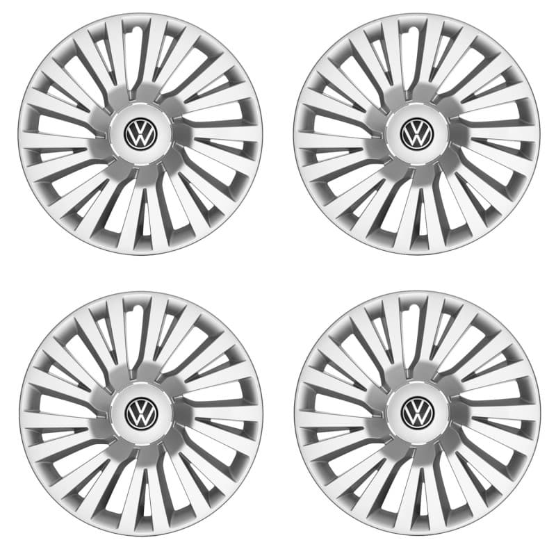 Enjoliveurs de Roue Volkswagen Passat B9 - 16 Pouces en Acier Argent Brillant