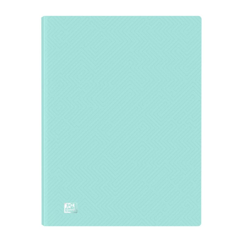 Classeur Oxford Urban A4 avec 40 Pochettes Transparentes - Bleu Pastel