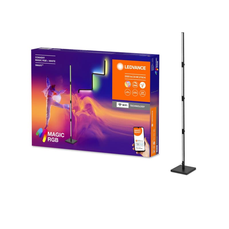 Lampe LEDVANCE SMART+ WiFi Dimmable avec Couleurs Réglables - Noir