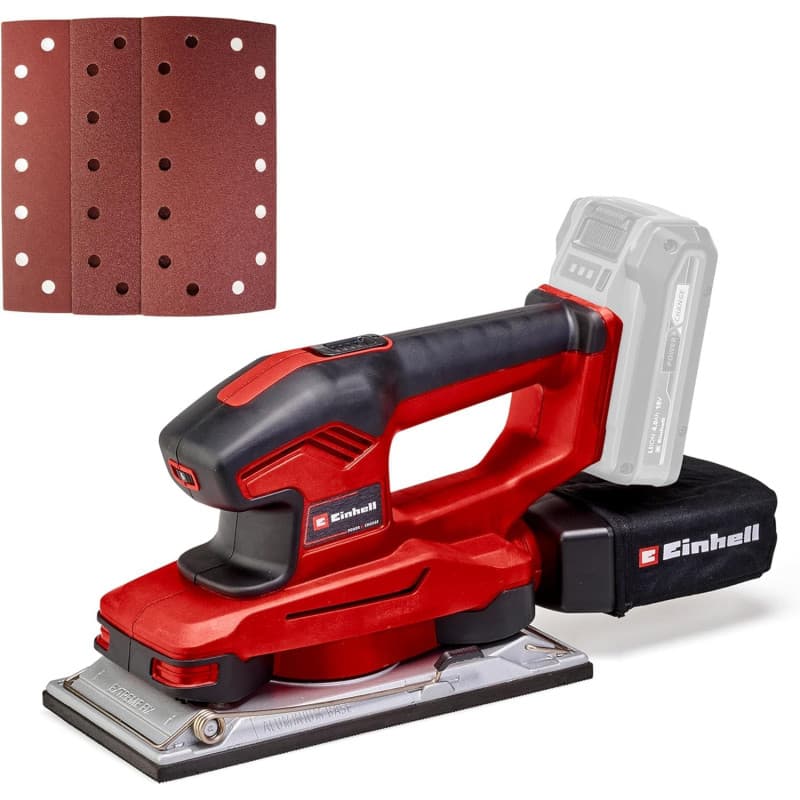 Ponceuse Vibrante Sans Fil Einhell TE-OS 18/230 Li - Puissante et Pratique