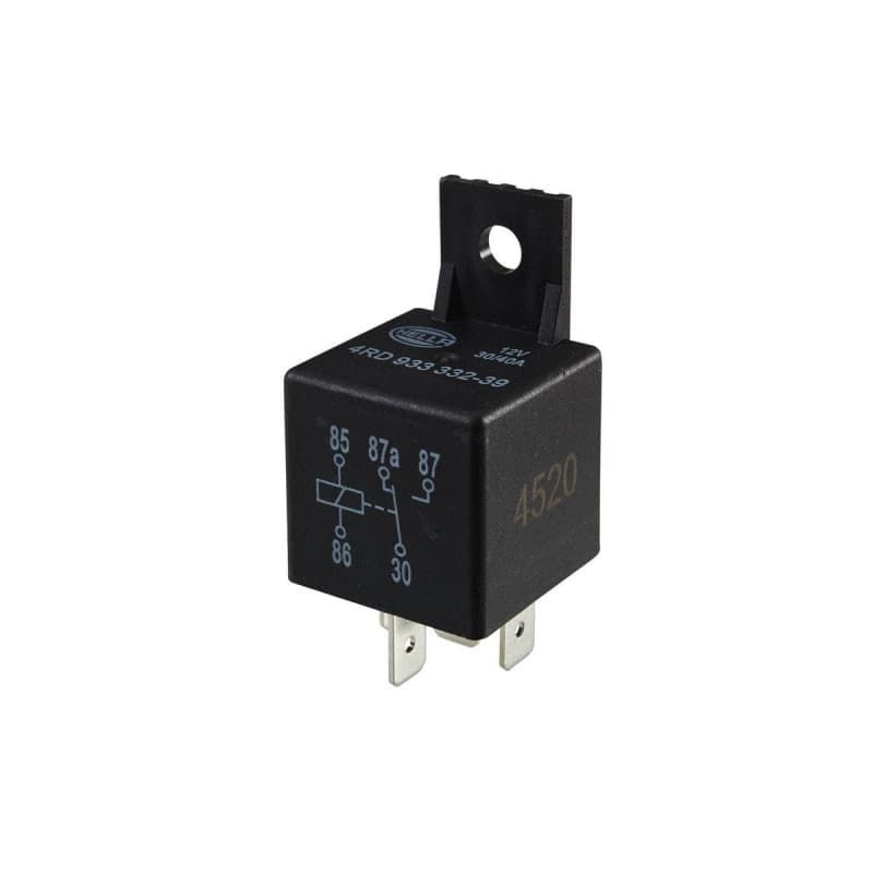 Relais électrique HELLA 12V 5 pôles avec support - Modèle 4RD 933 332-391