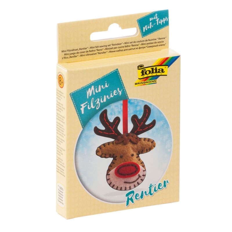 Kit de Couture en Feutre Renne pour Enfants - 9 Pièces Créatives