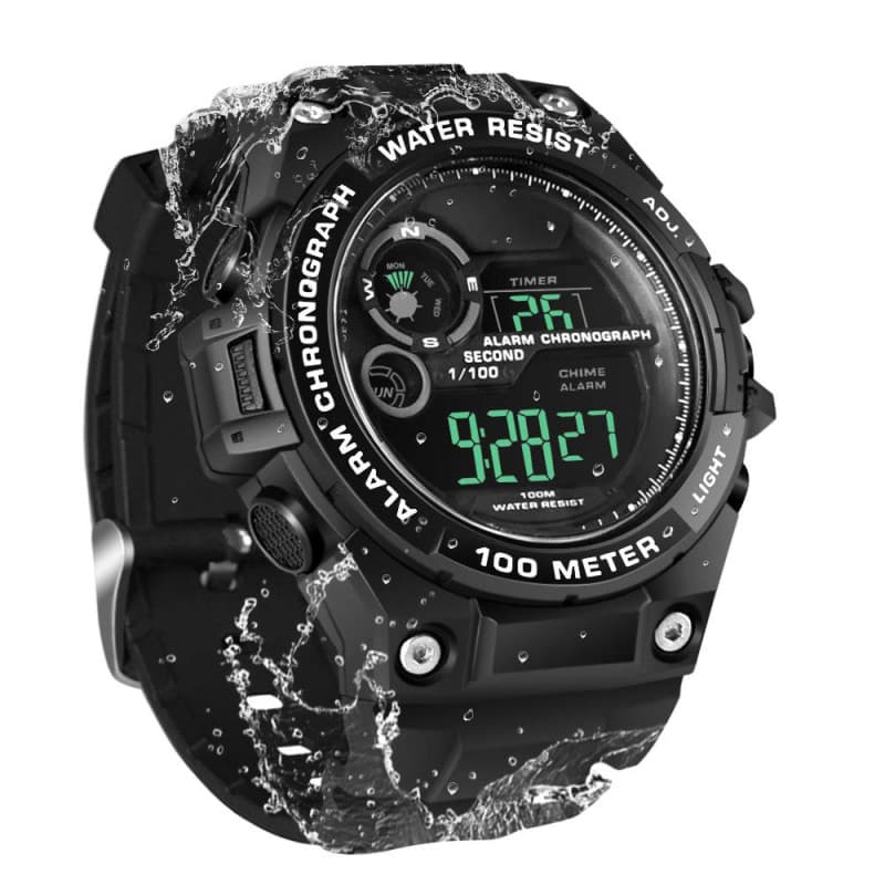 Montre Sport Étanche pour Homme avec Chronomètre et Rétroéclairage