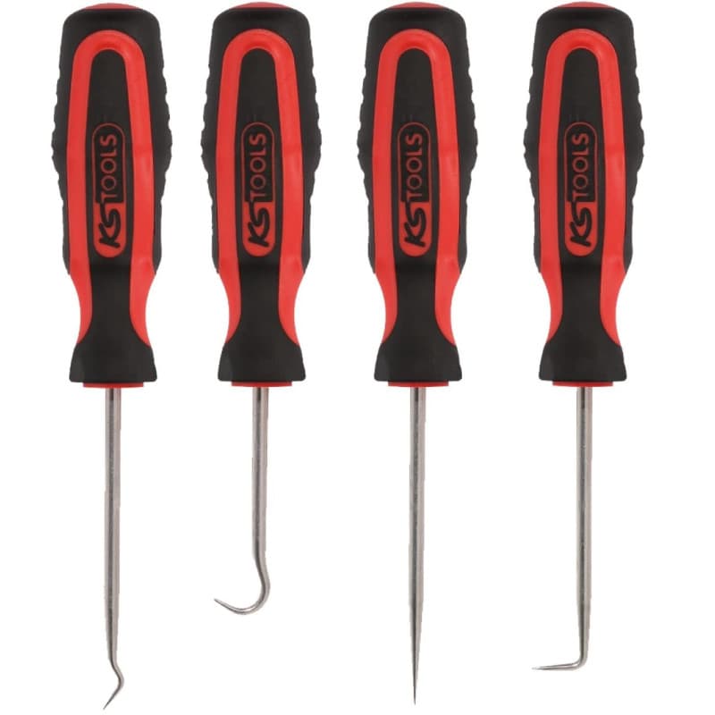 Jeu de 4 Crochets Bi-Composants KS TOOLS - Outils Pratiques et Durables