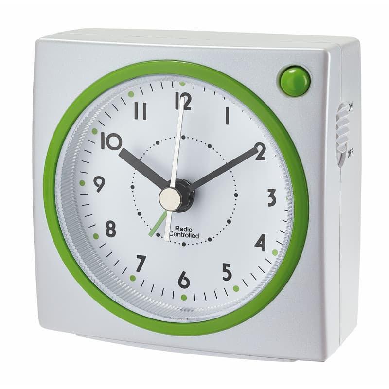 Réveil Radio TFA Dostmann avec Fonction Snooze - Vert/Blanc