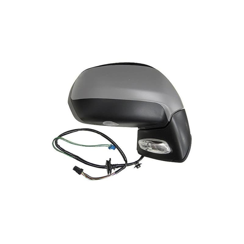 Miroir Convexe Électrique Chauffant Alkar avec Clignotant et Capteur de Température - Bleu
