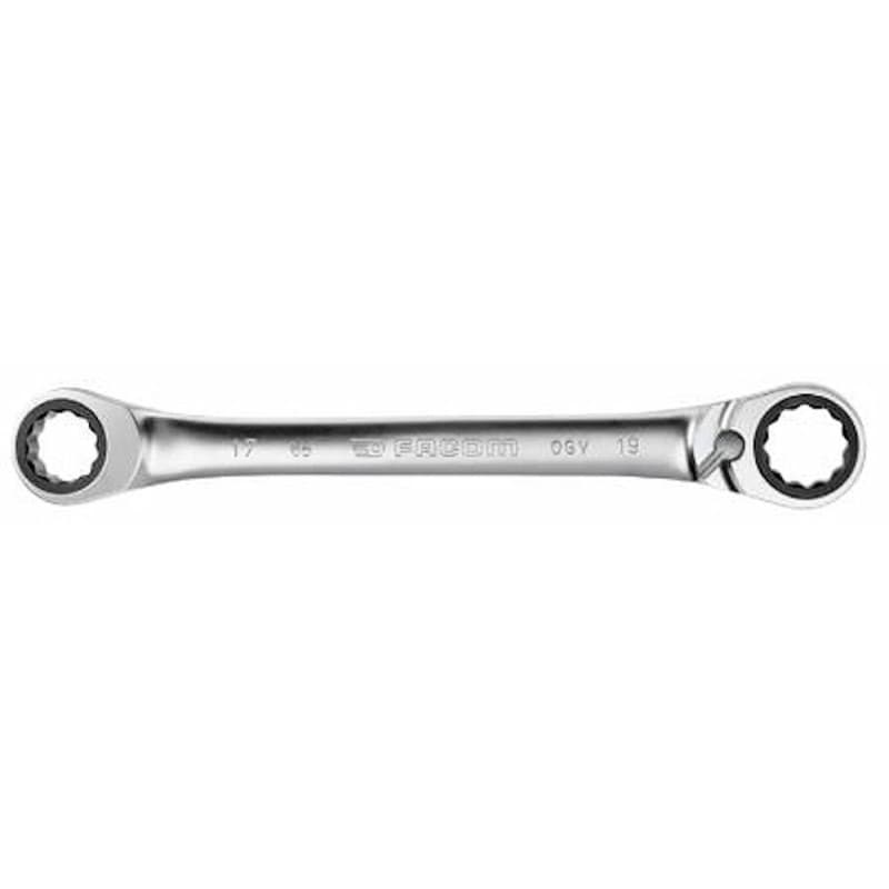 Clé à Cliquet Inclinée Facom 22x24 mm avec Mécanisme Réversible