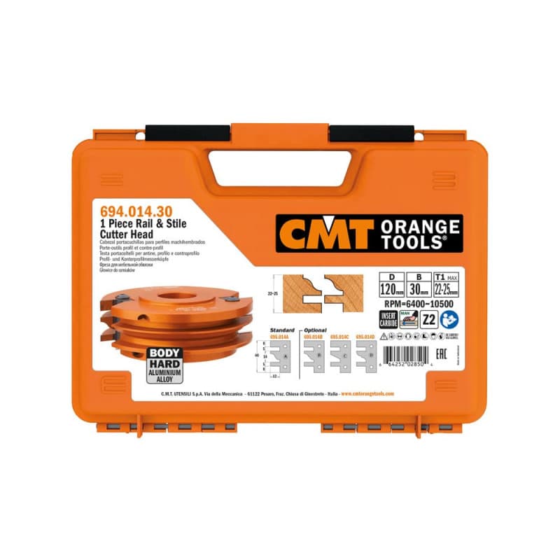 Porte-outil CMT Orange pour profil et contre-profil 120x40x30