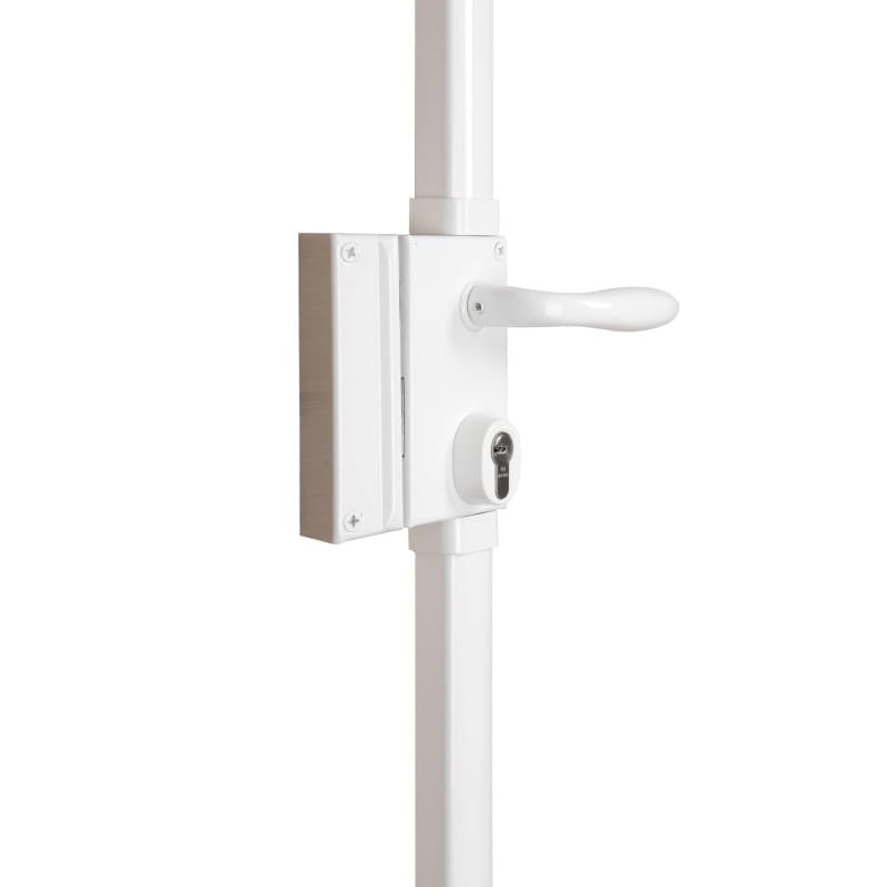 Serrure en Applique Multipoints Bricard Astral 74722C - Blanc, Sens Gauche, 5 Clés Incluses