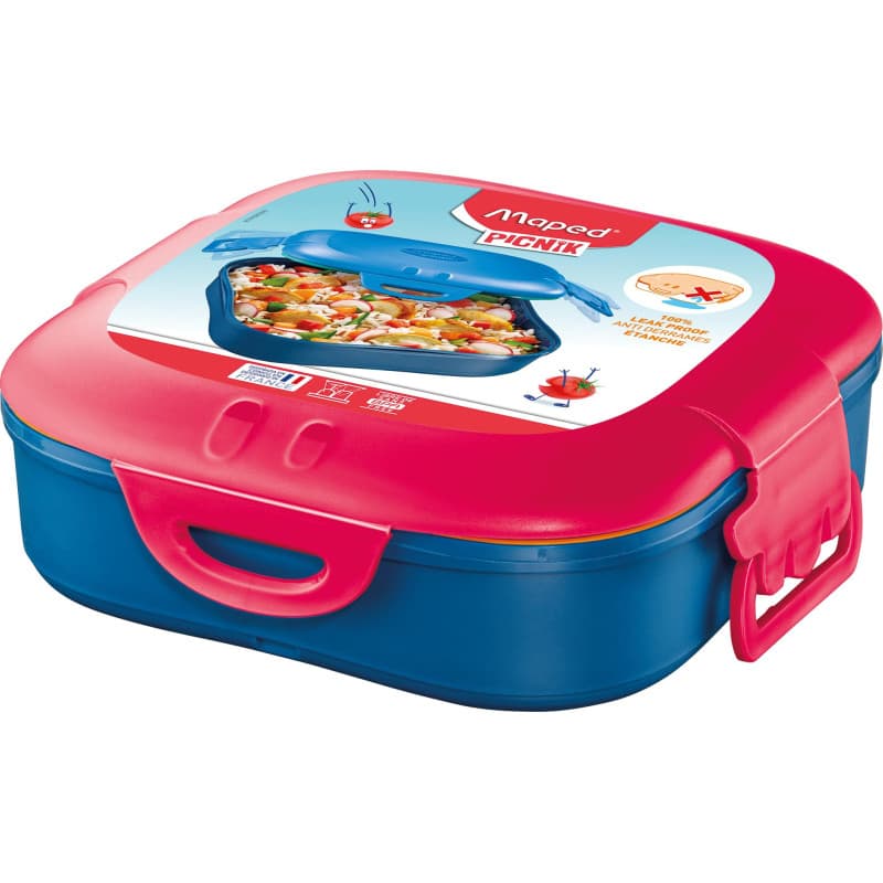 Boîte à Goûter Maped Concept Kids - Rose, 740 ml, Idéale pour Enfants