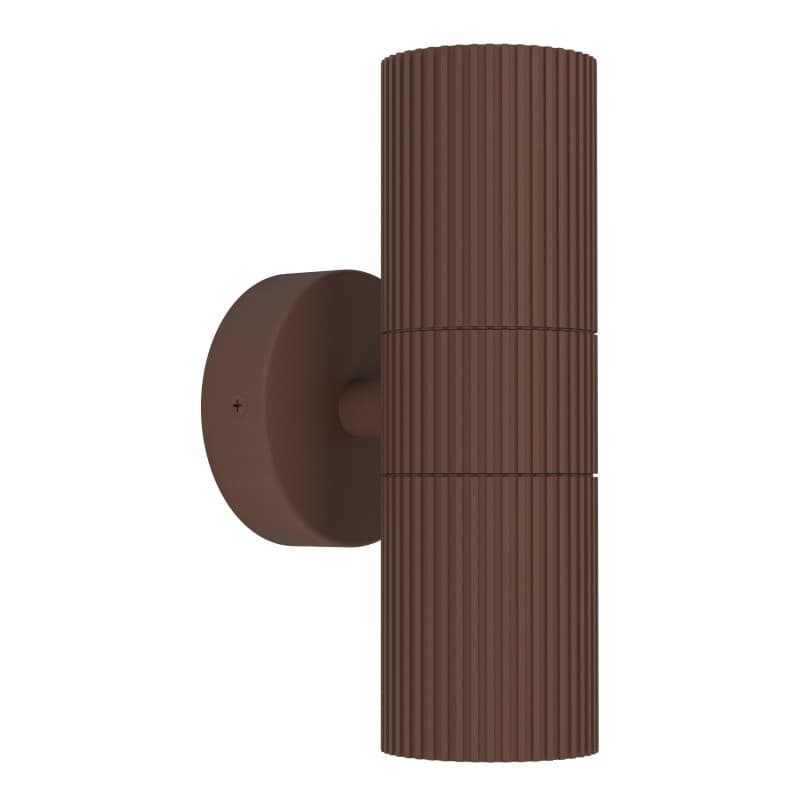 Applique Murale Extérieure Tomelloso en Aluminium Rouille - Éclairage Indirect