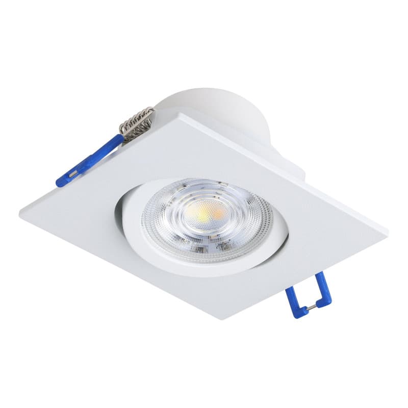 Set de 3 spots encastrables dimmables Saliceto en aluminium blanc
