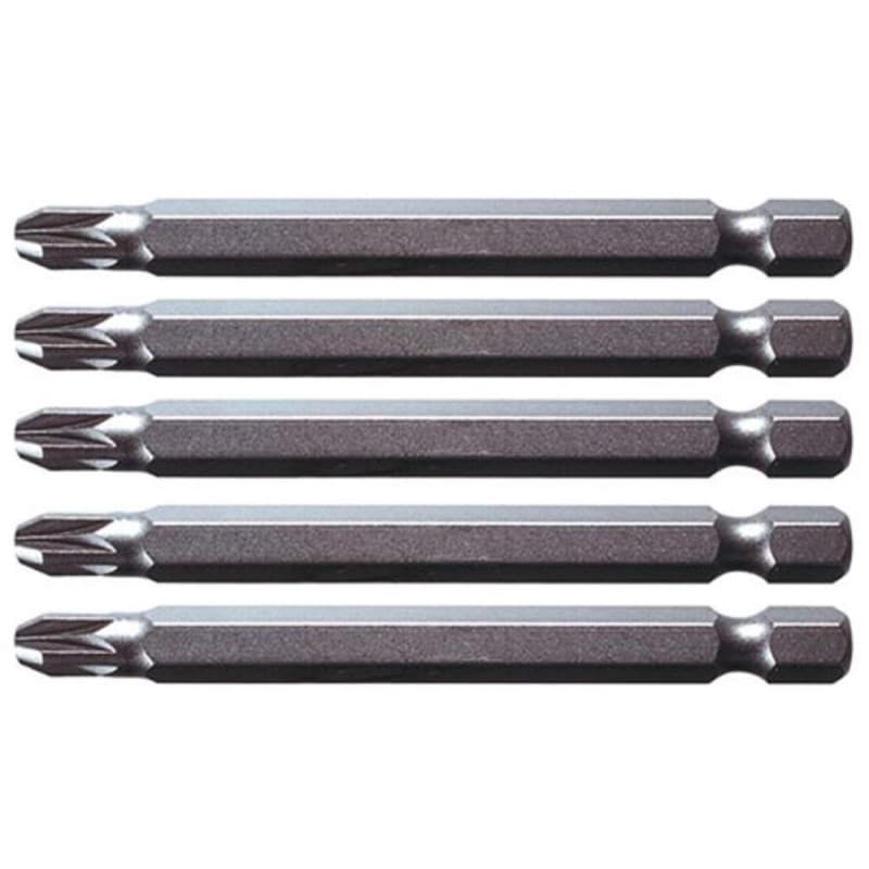 Boîte de 5 Embouts de Vissage Pozidriv® KS Tools - L.75 mm - Acier Spécial