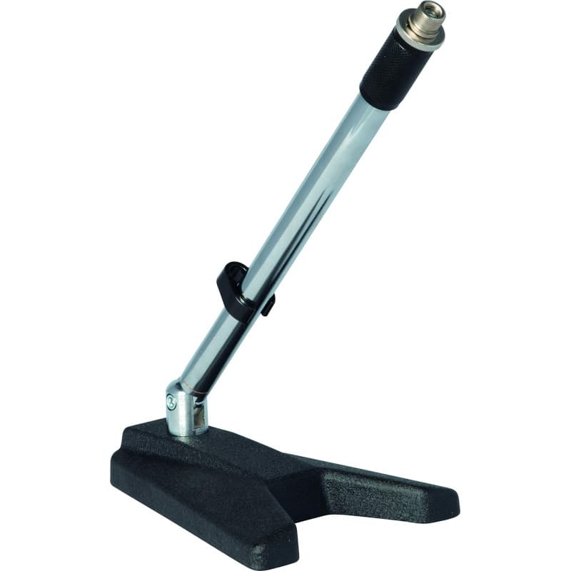 Pied court réglable Quik Lok A/114 CH en acier chromé pour micro et amplis