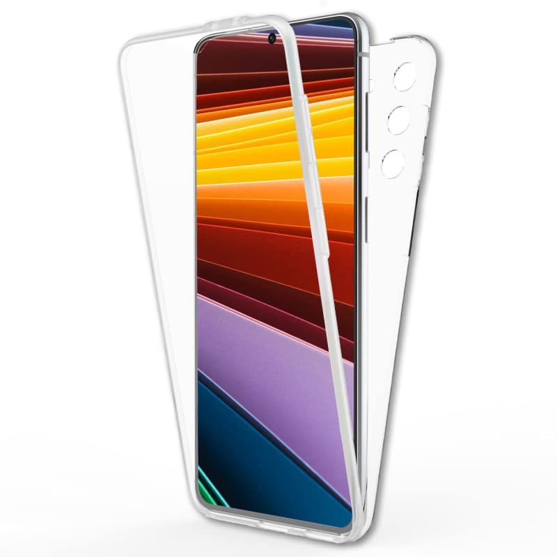 Coque NALIA 360° Transparente pour Samsung Galaxy S22 Plus - Protection Complète Anti-Jaune