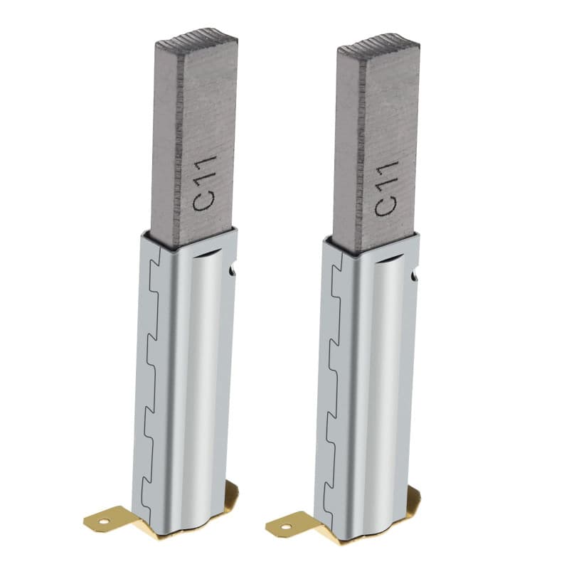ECSiNG Balais de Carbone pour Aspirateurs Industriels - 2 Paires