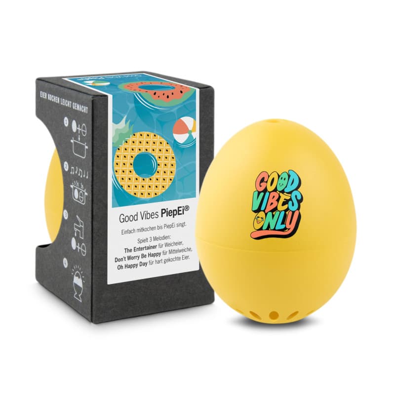BeepEgg Good Vibes - Minuteur Musical pour Œufs Parfaits