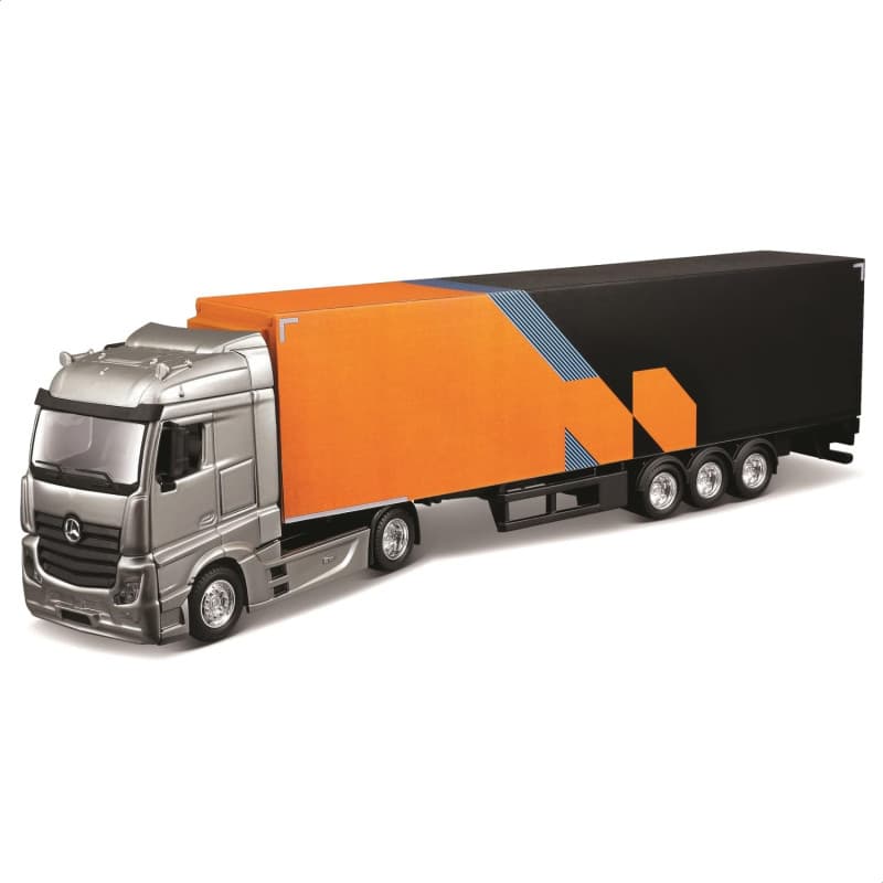Set Diecast Bburago Mercedes Semi Truck et McLaren MCL38 - Modèle 1:43