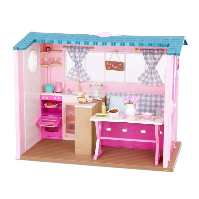 Maison de Campagne Our Generation pour Poupées de 46 cm - Jouet Éducatif avec Accessoires