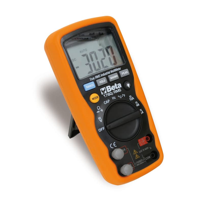 Multimètre Digital Beta 1760/RMS - Précis et Robuste avec Étui Protecteur