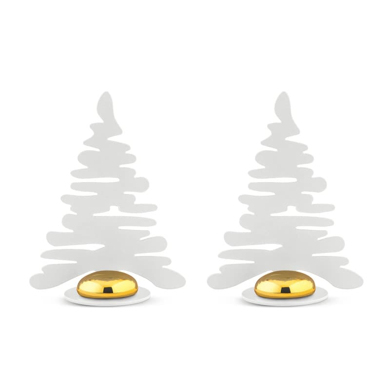 Set de Marque-Places Sapin de Noël en Acier Époxy - Alessi