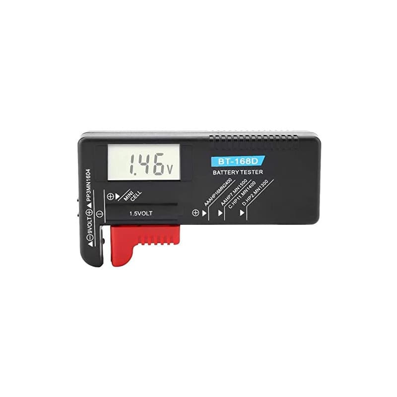 Testeur de Batterie Numérique CAM2 BT-168D pour Piles AA, AAA, 9V et Plus