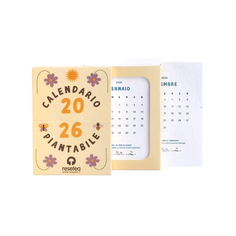 Calendrier Plantable 2026 - Un An Pour Reconnecter Avec La Nature