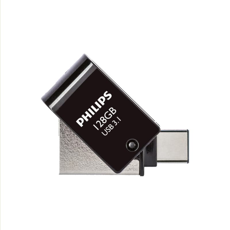 Clé USB Philips 2-en-1 Ultra Speed 128 Go - USB-C et USB 3.1