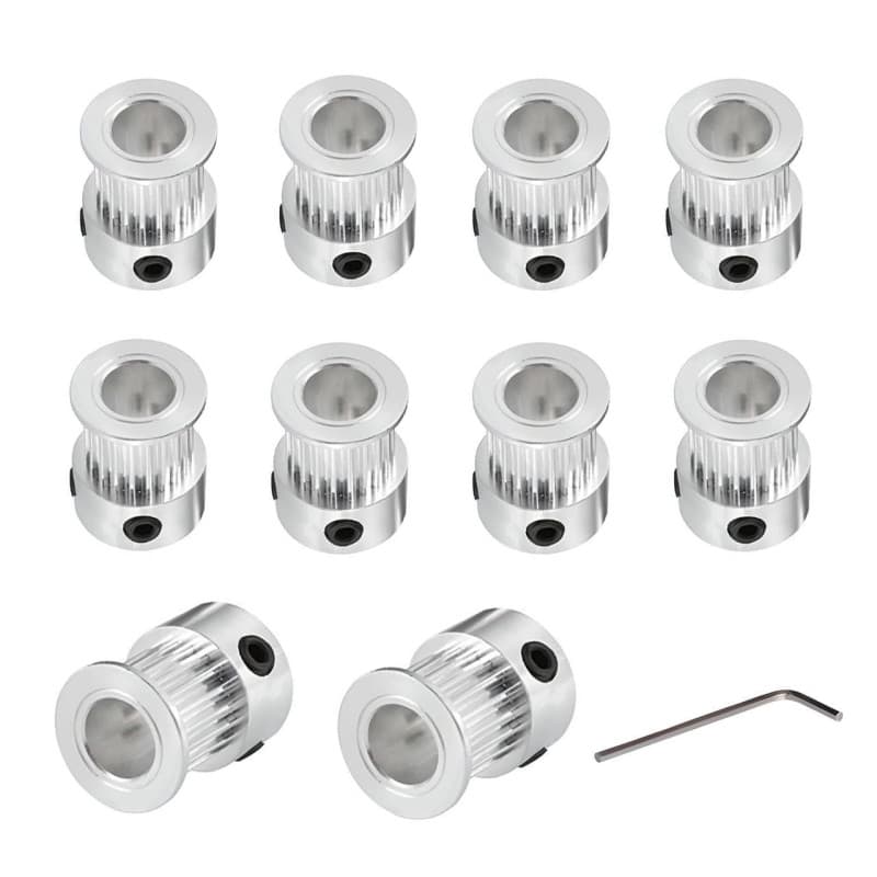 Poulie GT2 20 Dents en Aluminium pour Imprimantes 3D et CNC