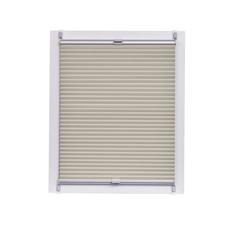 Store Plissé Nid d'Abeille Occultant Argent 130x150 cm - Sunlines