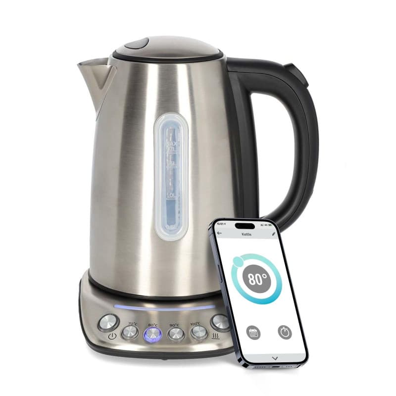 Bouilloire Intelligente Nedis KAWK8000WIFI - 1,7 L avec Température Réglable